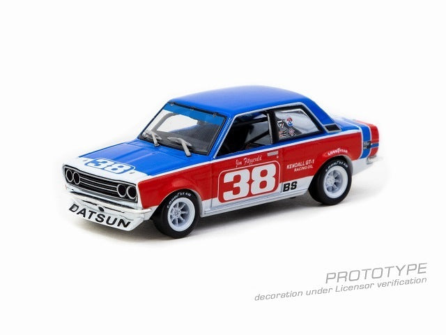 T64-052-73SCCA38 Tarmac Works 1/64 Datsun 510 SCCA National Championship 1973 Jim Fitzgerald