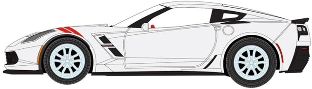 AWSP176A AUTOWORLD 1/64 2018 シェビー コルベット グランドスポーツ アークティックホワイト