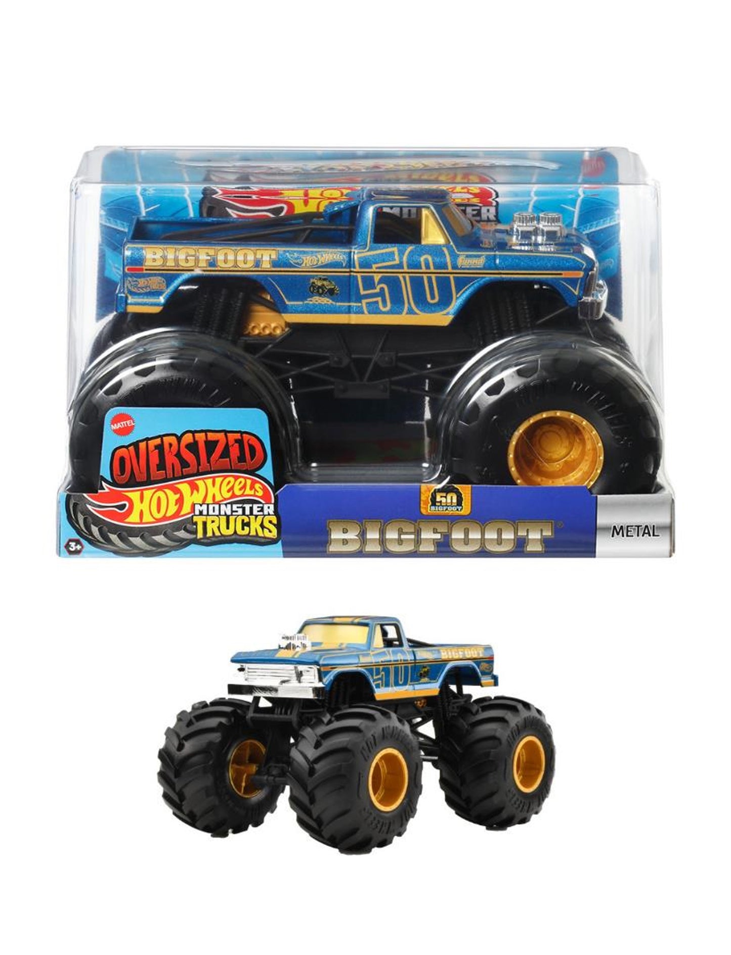 JCC91-9866 ホットウィール モンスタートラック ビッグサイズ ビッグフット(50周年)