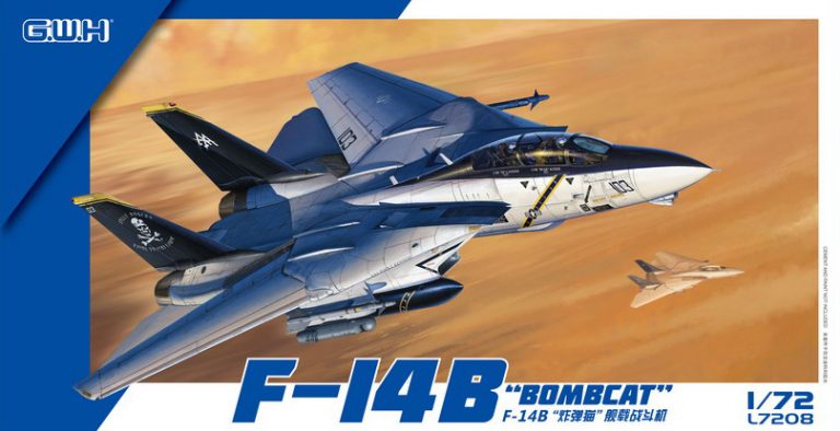L7208 グレートウォールホビー 1/48 アメリカ海軍 F-14B 艦上戦闘機
