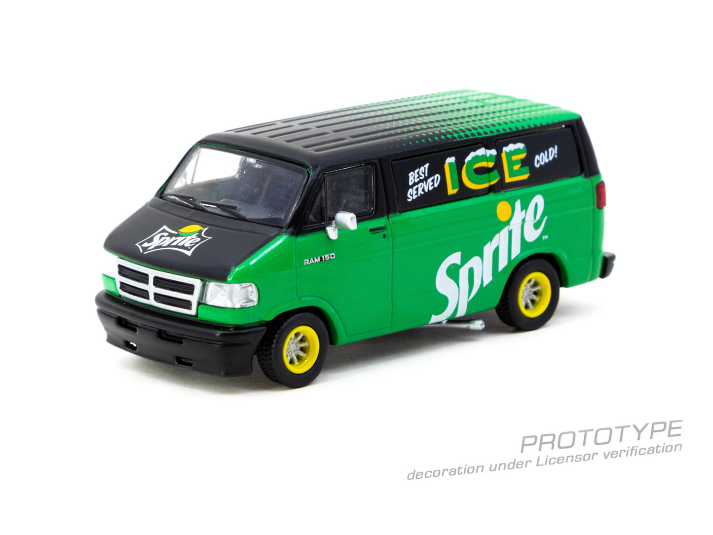 T64G-TL032-SP Tarmac Works 1/64 Dodge Van Sprite Delivery Van