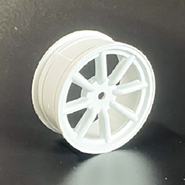 35116 1/10ツーリングカー用24mm幅8SPホイール(ホワイト)4個入り