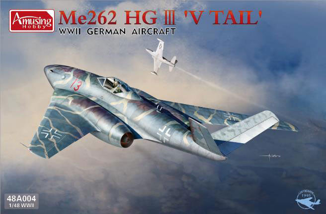 AMH48A004 アミュージングホビー 1/48 ドイツ Me262 HGIII 「V字尾翼」