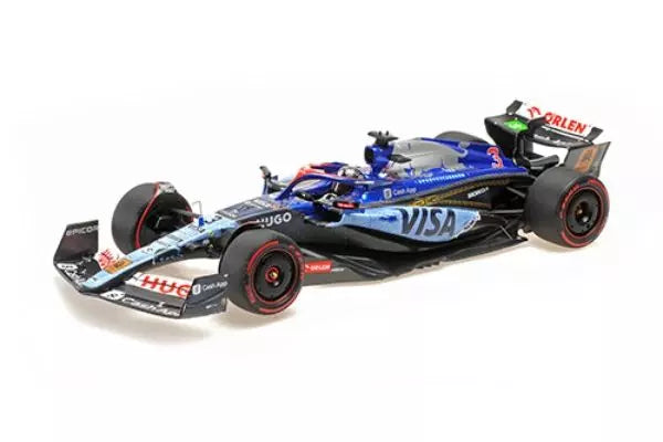 117241803 ミニチャンプス 1/18 ビザ キャッシュ RB F1チーム VCARB 01 ダニエル・リカルド シンガポールGP 2024 ファイナルレース