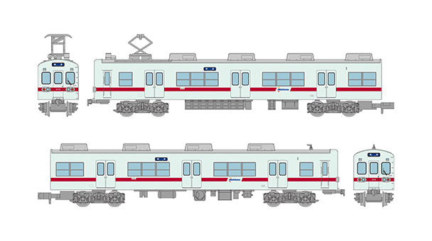 332640 鉄道コレクション 西日本鉄道600形 アイスグリーン復刻塗装 2両セット