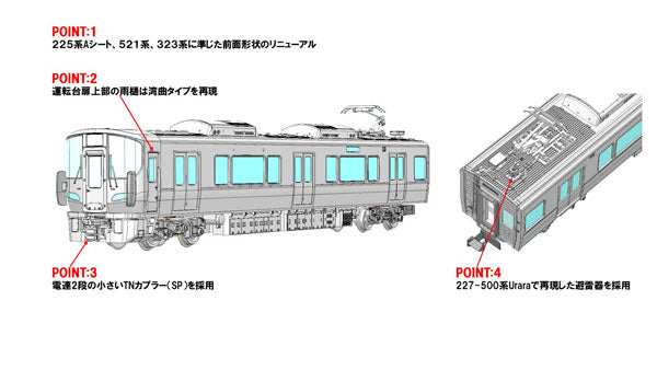 97215 227系近郊電車(Red Wing・3両)増結セット(3両)