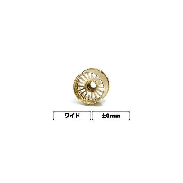 WCG-100 フィンタイプアルミホイール(ワイド0ゴールド)ミニッツ015/02用