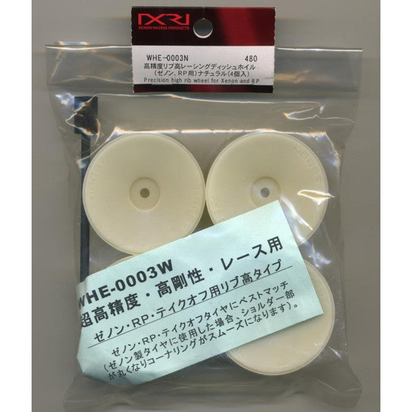 WHE-0003N 高精度リブ高レーシングディッシュホイル(ゼノン、RP用)ナチュラルカラー