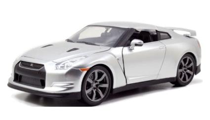 JADA97212 JADA TOYS 1/24 F&F ブライアン ニッサン スカイライン GT-R (R35) キャンディシルバー
