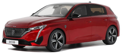 OTM1140 OttO MOBILE 1/18 プジョー 308 GT 2022 (レッド)