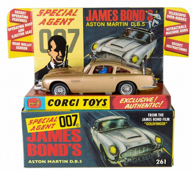 CG54321015 CORGI 1/46 261 - ジェームス・ボンド アストン マーチン DB5 'ゴールドフィンガー' ゴールド