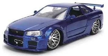 JADA37704 1/24 BRIAN'S GT-R (R34) BLUE
