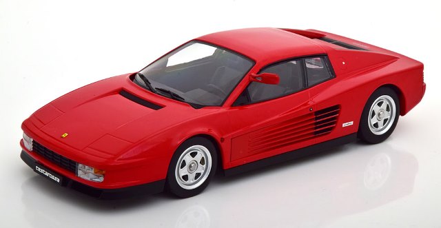 KKDC180501 KKscale 1/18 フェラーリ Testarossa Monospecchio 1984 レッド(再生産)