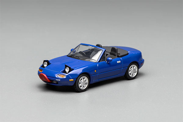 M60202R MOTORHELIX 1/64 Mazda Eunos Roadster (NA) 右ハンドル Laguna Blue