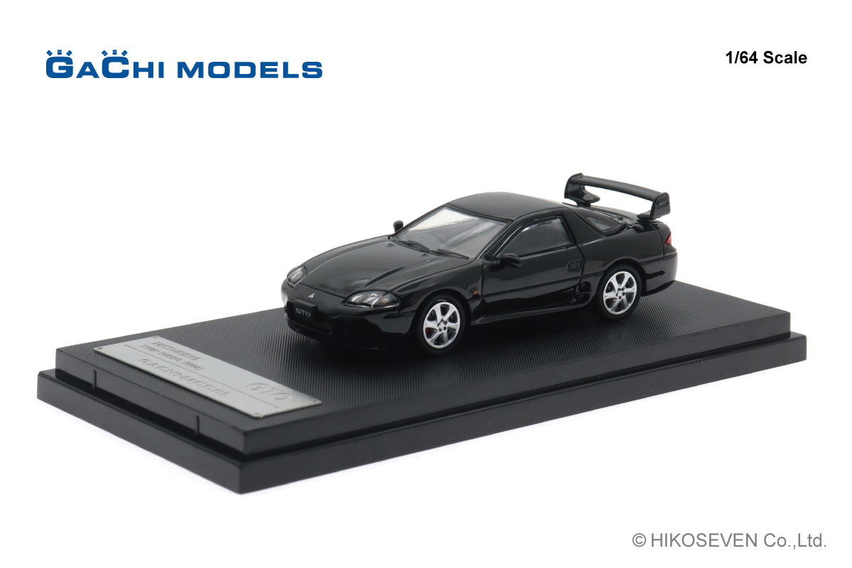 GM64001BK GACHI MODELS 1/64 三菱 GTO (1998) ピレネーブラック