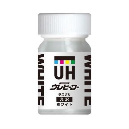 斉藤塗料 L-1 ウレヒーローラスクリ ホワイト(光沢あり) 15ml