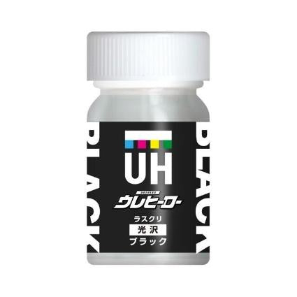 斉藤塗料 L-2 ウレヒーローラスクリ ブラック(光沢あり) 15ml