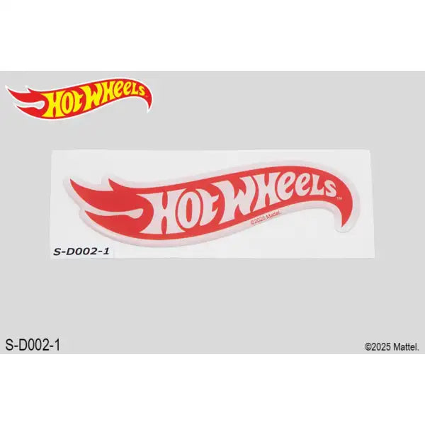 S-D002-1 Hot Wheels ロゴステッカー 「HOT WHEELS」 Red