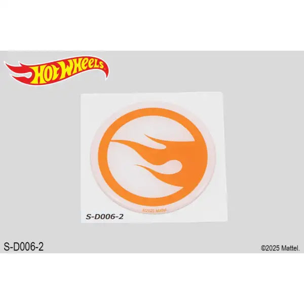 S-D006-2 Hot Wheels ステッカー Treasure Hunt Orange