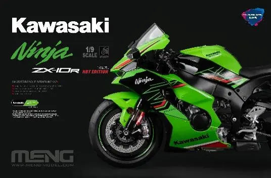 MENMT-007t モンモデル 1/9 カワサキ Ninja ZX-10R KRT EDITION (塗装済)