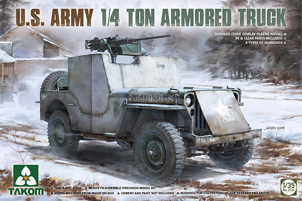 TKO2131 タコム 1/35 米陸軍 1/4トン 装甲トラック