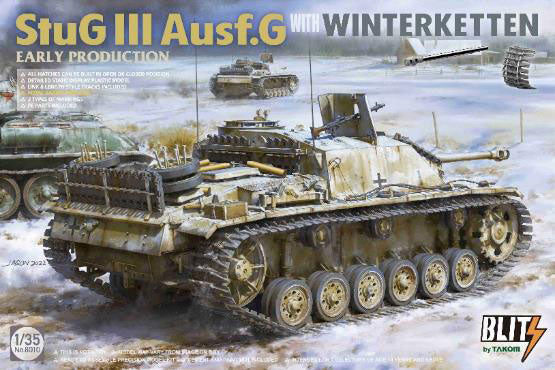 TKOB8010 タコム 1/35 III号突撃砲 G型 初期型 w/ヴィンターケッテン