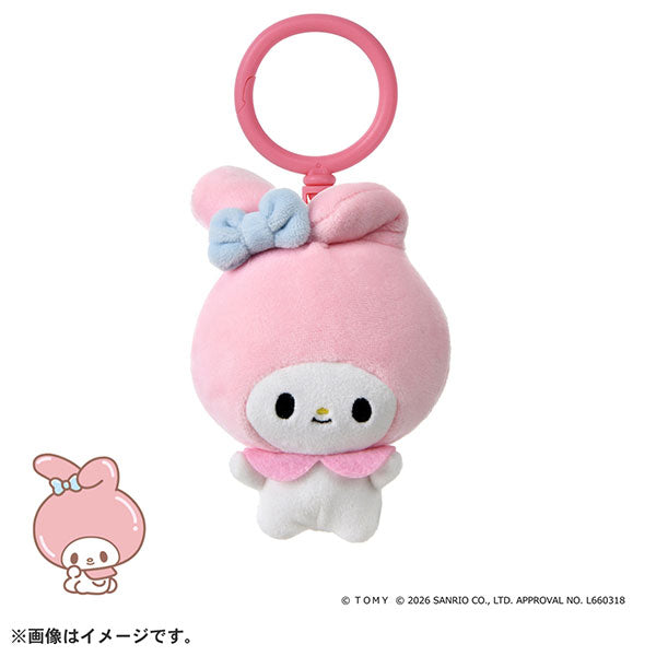 ぷにコミュ ぷにぬいキーチェーン マイメロディ メロディのぷにるんず