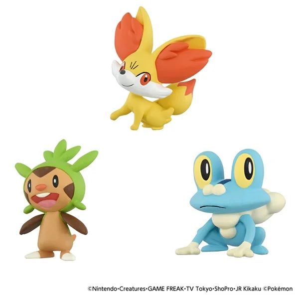 ポケットモンスター ポケモン30周年記念 モンコレ旅立ちの3匹セット カロス地方
