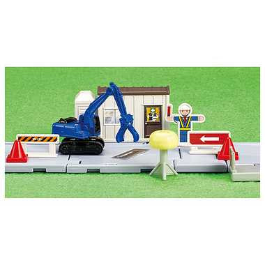 トミカワールド トミカタウン どうろ工事現場(トミカ&情景パーツ付き)