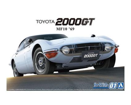 057292 ザ・モデルカー、No.1 1/24 トヨタ MF10 2000GT `69