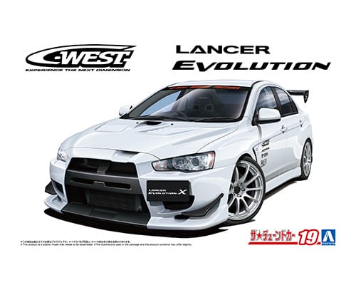 ザ☆チューンドカー No.19 1/24 C-WEST CZ4A ランサーエボリューションX '07 (ミツビシ)