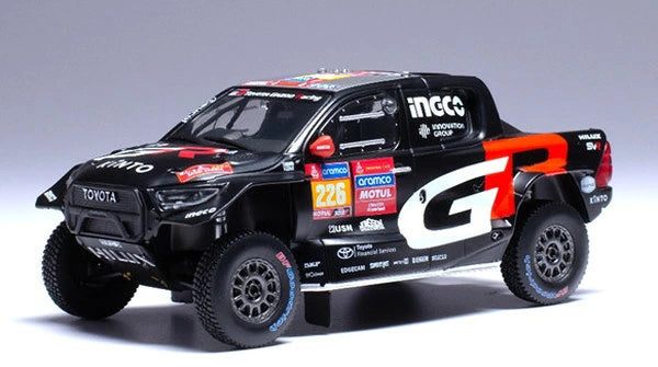 RAM929 IXO 1/43 トヨタ GR DKR HILUX EVO T1U(2024) 2024年 ダカールラリー #226 S.Variawa/F.Cazalet
