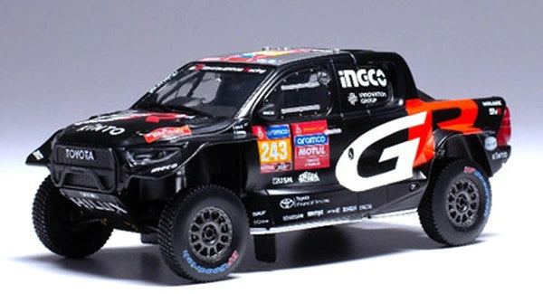 RAM931 IXO 1/43 トヨタ GR DKR HILUX EVO T1U(2024) 2024年 ダカールラリー #243 G.D.Botterill/B.Cummings