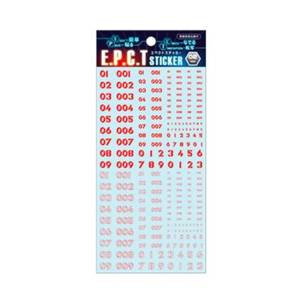 EPCT-03 エペクトステッカー TYPE-02 RED