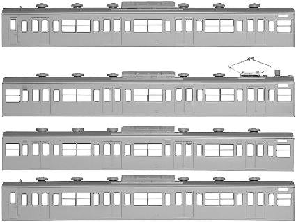 18501 国鉄(JR)103系<低運・非ユニット窓・冷改車> 基本4両編成ボディキットA