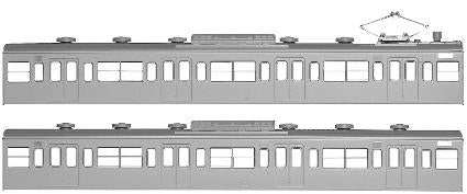 18503 国鉄(JR)103系<低運・非ユニット窓・冷改車> 増結用モハ2両ボディキット