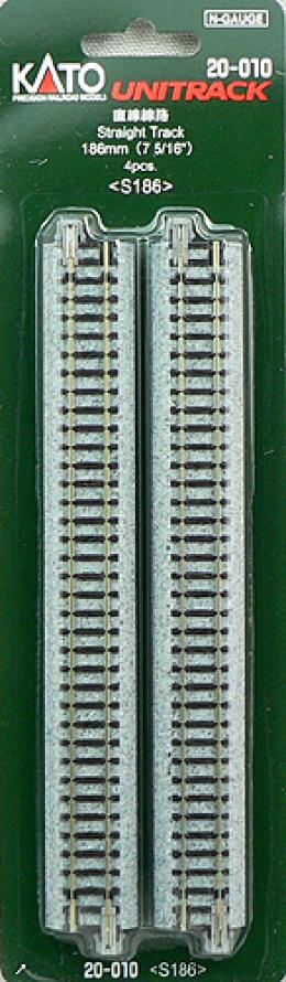 20-010 直線線路 186mm (4本入)