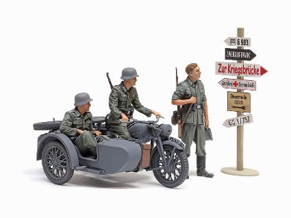 35384 1/35MM ドイツ軍用サイドカー KS600