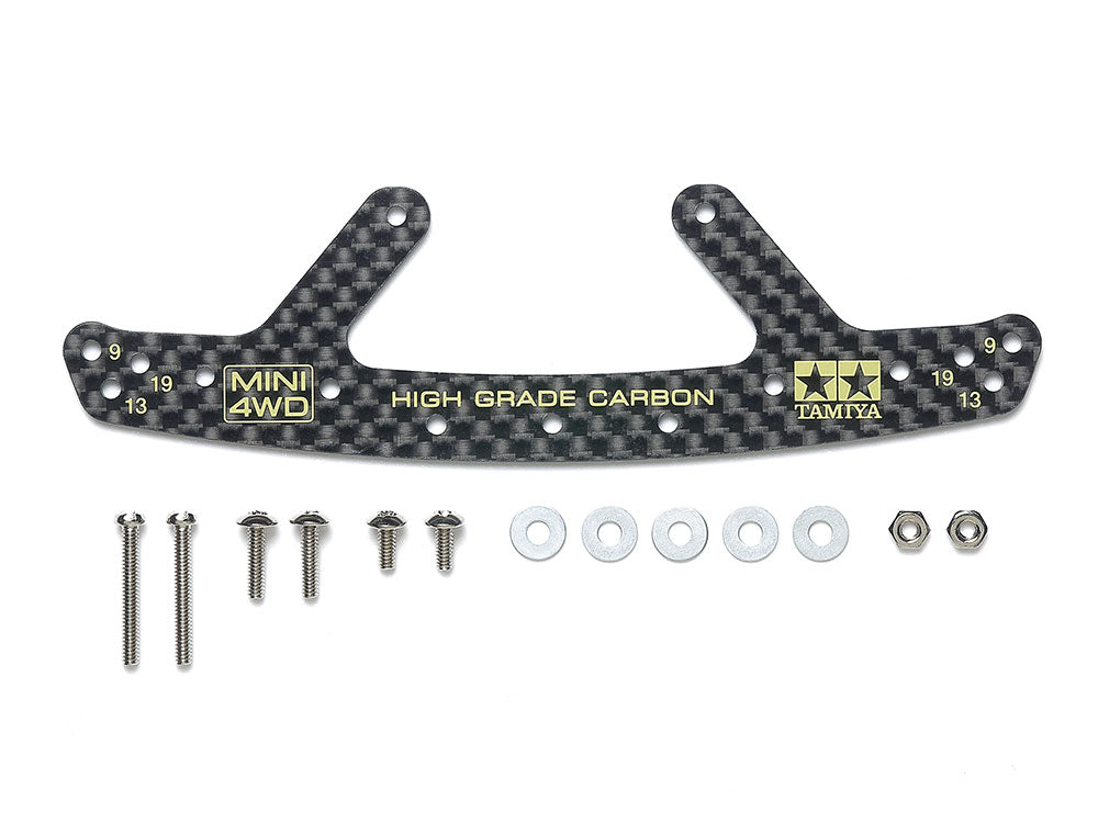 95692 HG カーボンフロントバンパープレート (1.5mm) 【ミニ四駆特別企画】