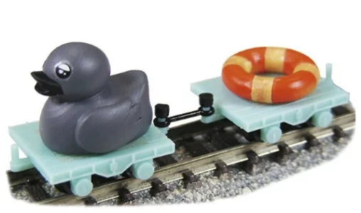 JT-11 湖面電車 みにくいあひるのトロッコ(あひる・浮き輪・トロッコ付) 湖面電車 みにくいあひるのトロ・