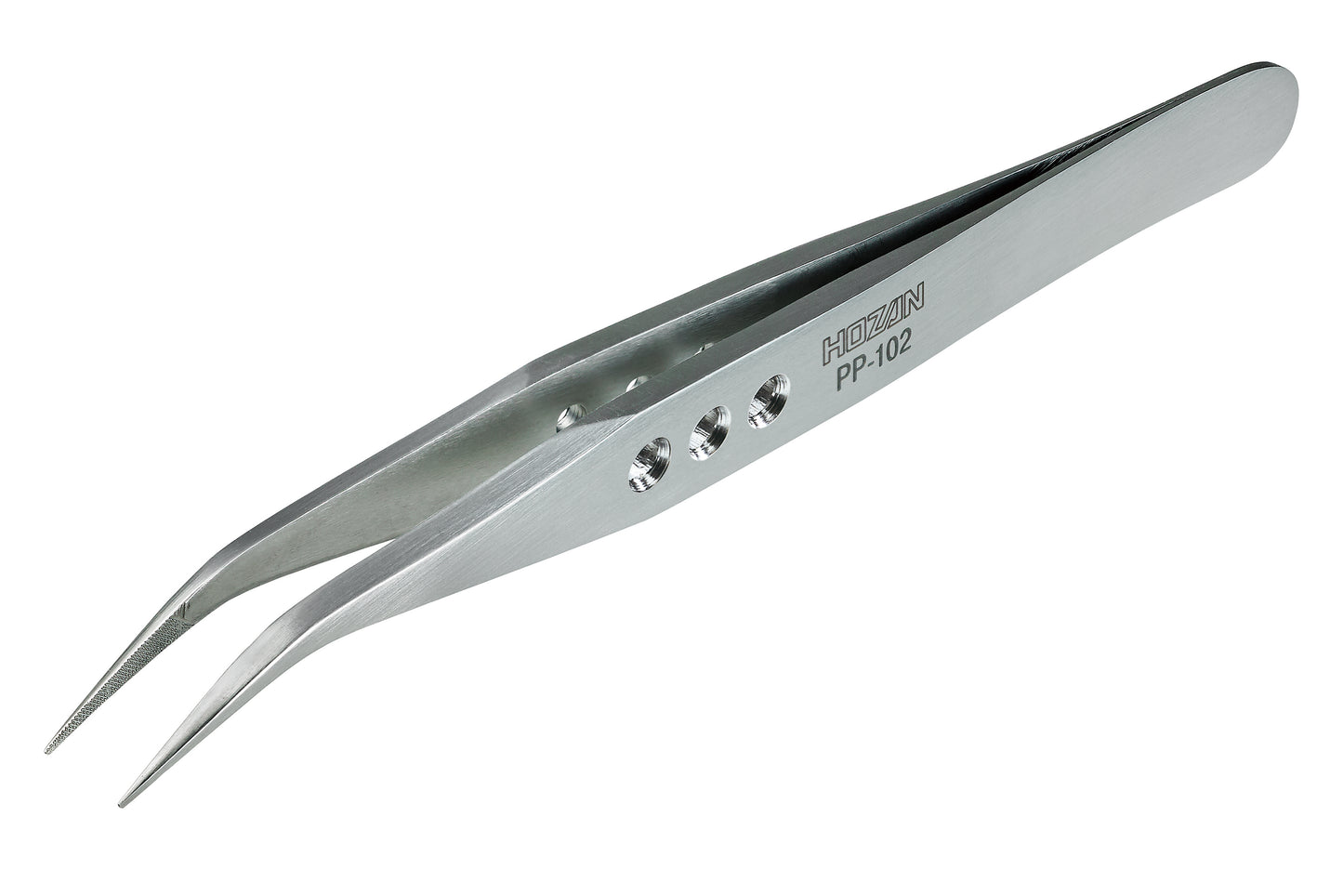 PP-102 ピンセット(先曲型/0.6mm)