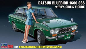 SP477 1/24 ダットサン ブルーバード 1600 SSSw/60'sガールズフィギュア