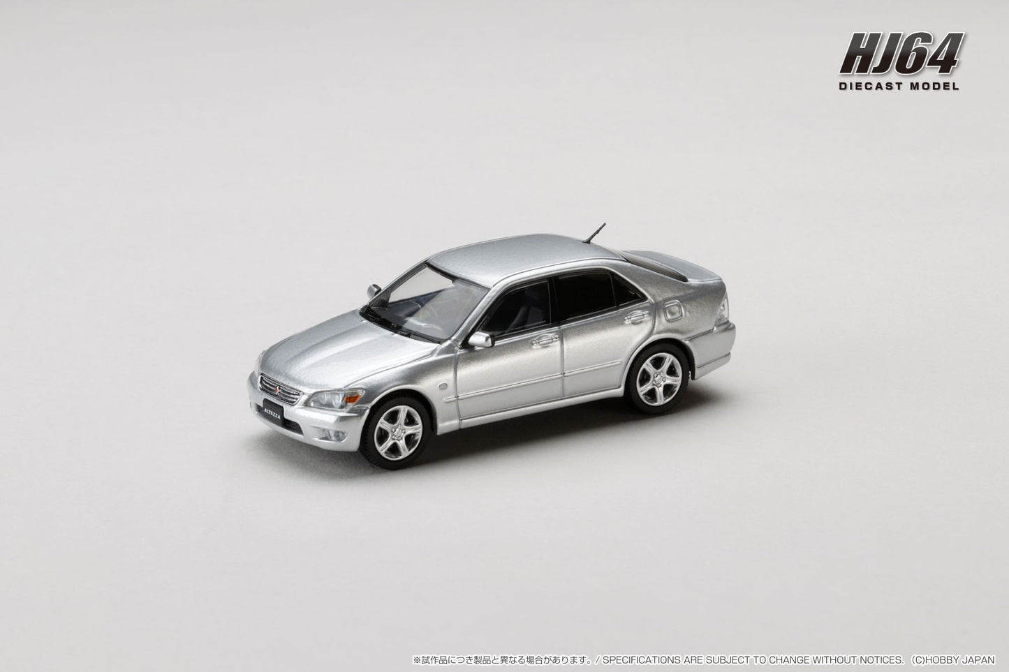HJ641080AS HJ64 1/64 トヨタ ALTEZZA RS200 (E10) 1998 シルバーメタリック