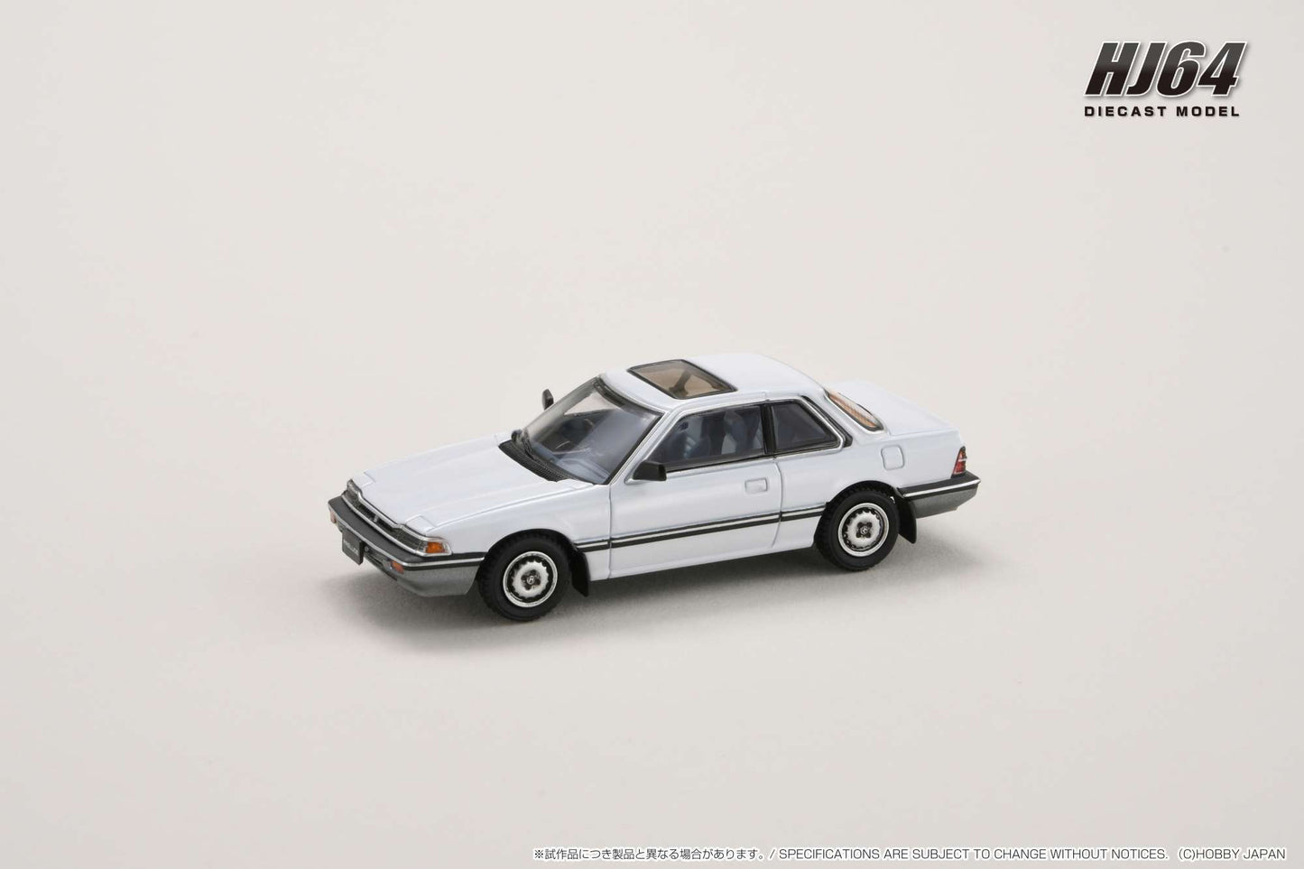 HJ641086BW HJ64 1/64 ホンダ プレリュード AB前期型 純正 オプション ホイール ホワイト