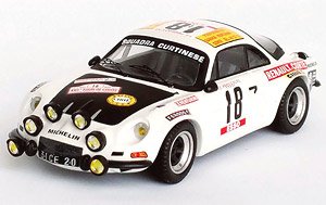 RRfr73 Trofeu 1/43 アルピーヌ ルノー A110 1978年ツール・ド・コルス #18 Ange-Marie Venturini / Dominique Simonini