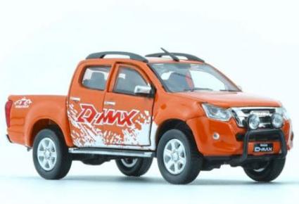 64B0285 BM CREATIONS 1/64 いすゞ D-Max 2018 オレンジ ステッカー アクセサリーパック LHD
