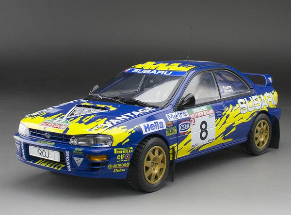 5528 SUNSTAR 1/18 スバル インプレッサ 555 1997年ラリー・オブ・ニュージーランド 1997 #8 P.ボーン