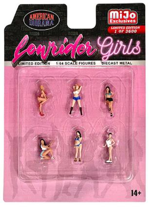 AD-76521MJ ターマックワークス 1/64 Figure Set - Lowrider Girls