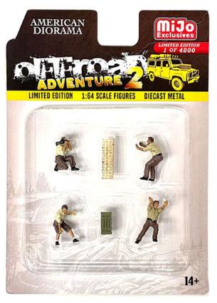 AD-76496MJ ターマックワークス 1/64 Figure Set - Off Road Adventure 2