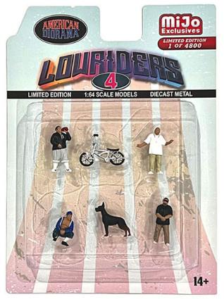 AD-76506MJ ターマックワークス 1/64 Figure Set - Lowriders 4